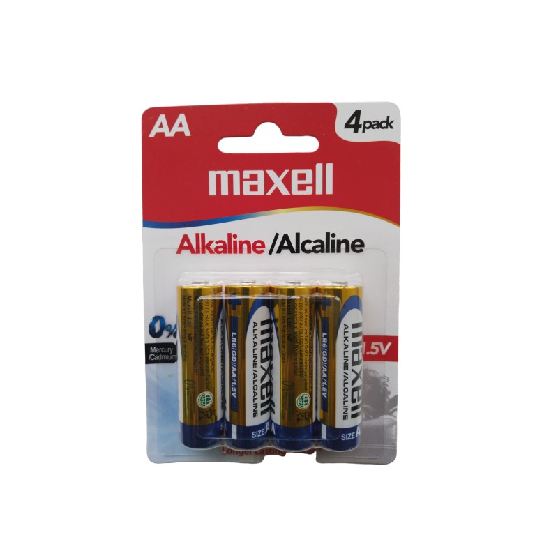 PILHA  AA  LR6 CX/4  MAXELL