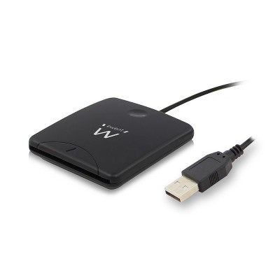 LEITOR CARTÃO CIDADÃO EWENT USB 2.0 PRETO