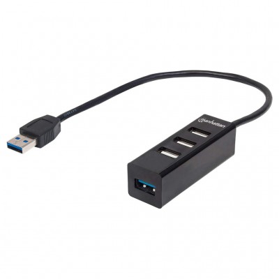 ADAPT USB-A 3.0 (M) PARA 3 USB-A 2.0 (F) MANHATTAN