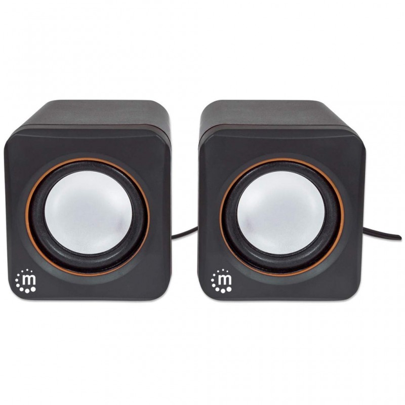 COLUNAS MANHATTAN 2.0 6W RMS PRETA