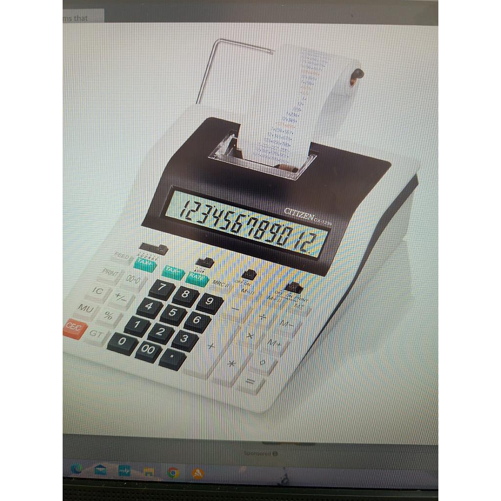 CALCULADORA CITIZEN CX-123N, 12 DÍGITOS