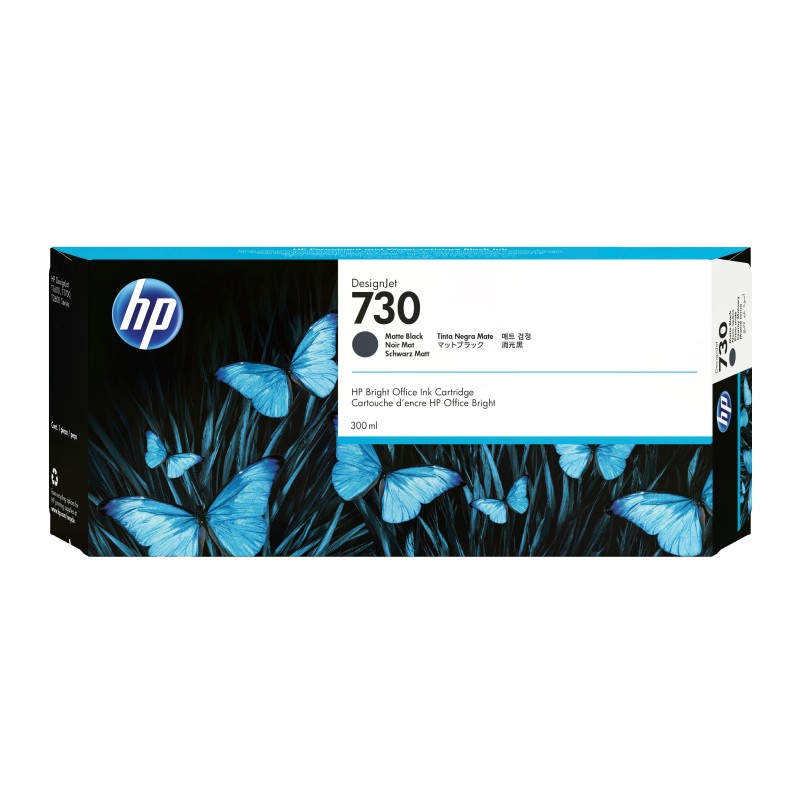 TINTEIRO 730 P2V71A PRETO MATTE PLOT T1600 / T1700 / T2600 300ML