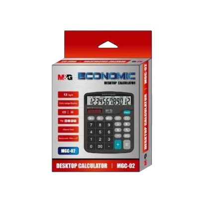 CALCULADORA 12 DIGITOS M&G MGC-02