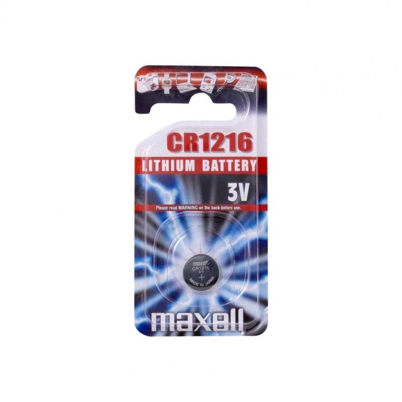 PILHA MOEDA MAXELL CR1216 1 UN (BLISTER)