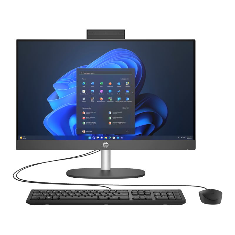 COMPUTADOR HP AIO 240 238&quot; I7-1355U FHD 16GB 512 SSD W11P PRETO