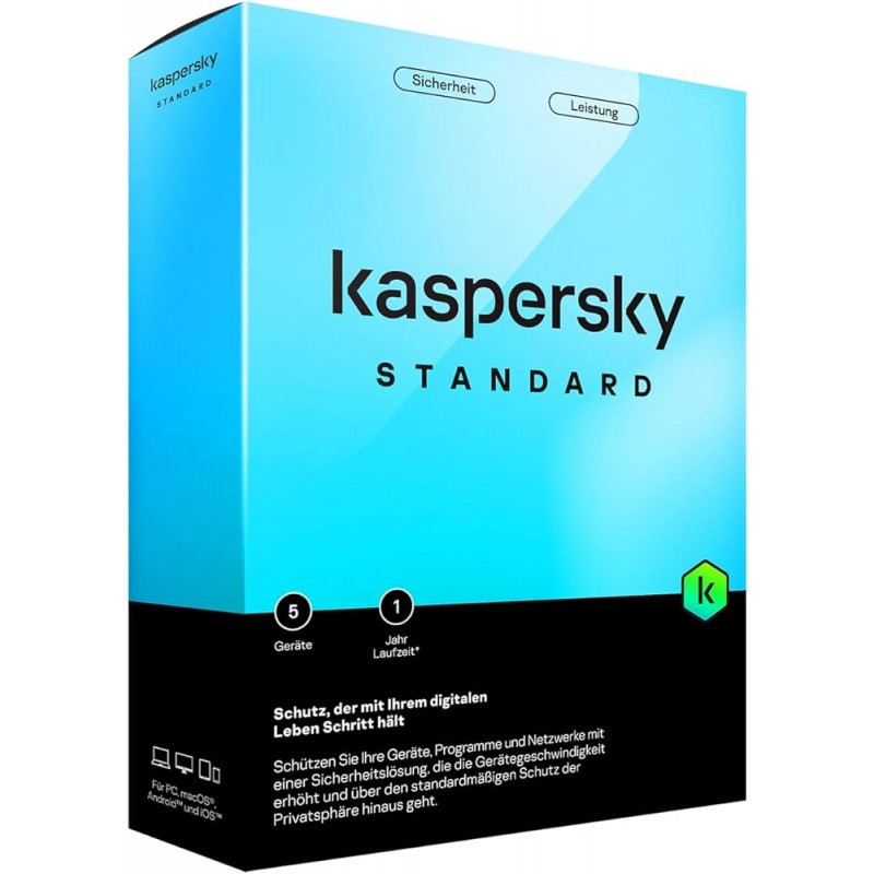 SW ANTIVIRUS KASPERSKY STANDARD 5 PCS