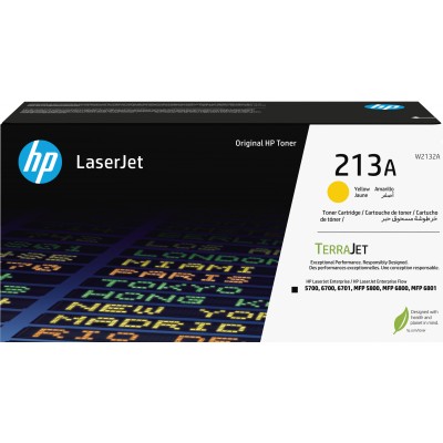 TONER HP 213A AMARELLO LJ ENT 5700; 5800; 6700; 6701; 6800; 6801 (3,000 PAG)