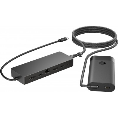 HUB USB-C HP PARA 1HDMI/1USB-C/1DP/1RJ45/2USB-A TRAVEL 