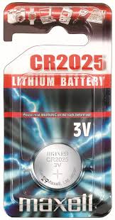 PILHA MOEDA MAXELL CR2025 1UN 3V (1/5)