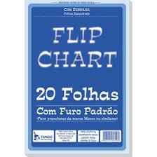 BLOCO P/ QUADRO FLIPCHART 20FLS