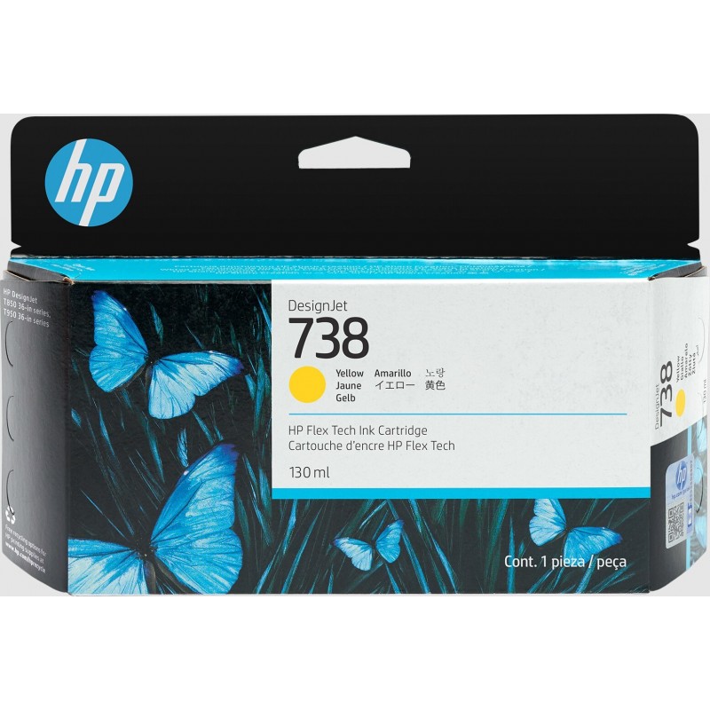 TINTEIRO  738 498N7A AMARELO PRETO T850 130ML 