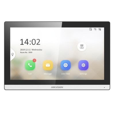 MONITOR INTERNO P/VIDEOPORTEIRO IP HIKVISION 7" TOUCH SCREEN