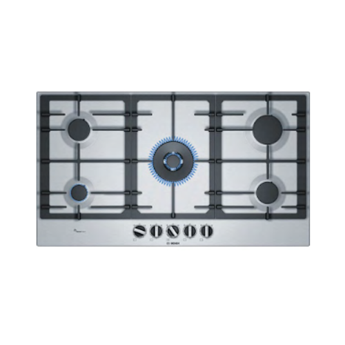 PLACA BOSCH 90CM GAS SERIE 6 INOX 5P