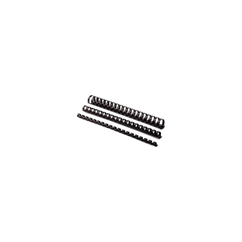 FELLOWES ARGOLAS PLASTIC A4 6MM/25 PRETA