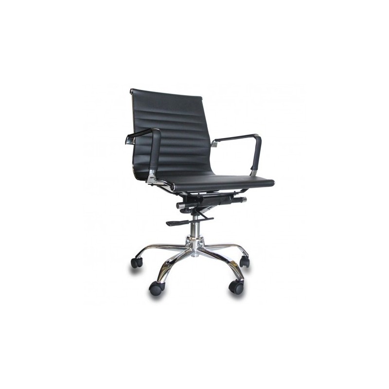 CADEIRA PU HIGH EXEC 2NIVEIS BK