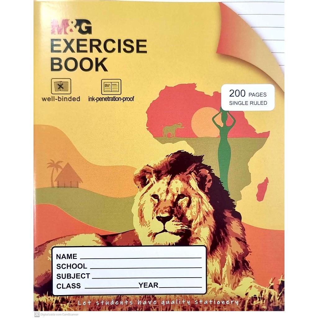 CADERNO M&G A5 200 FOLHAS