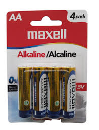 PILHA AA LR6 CX/4 MAXELL 163839