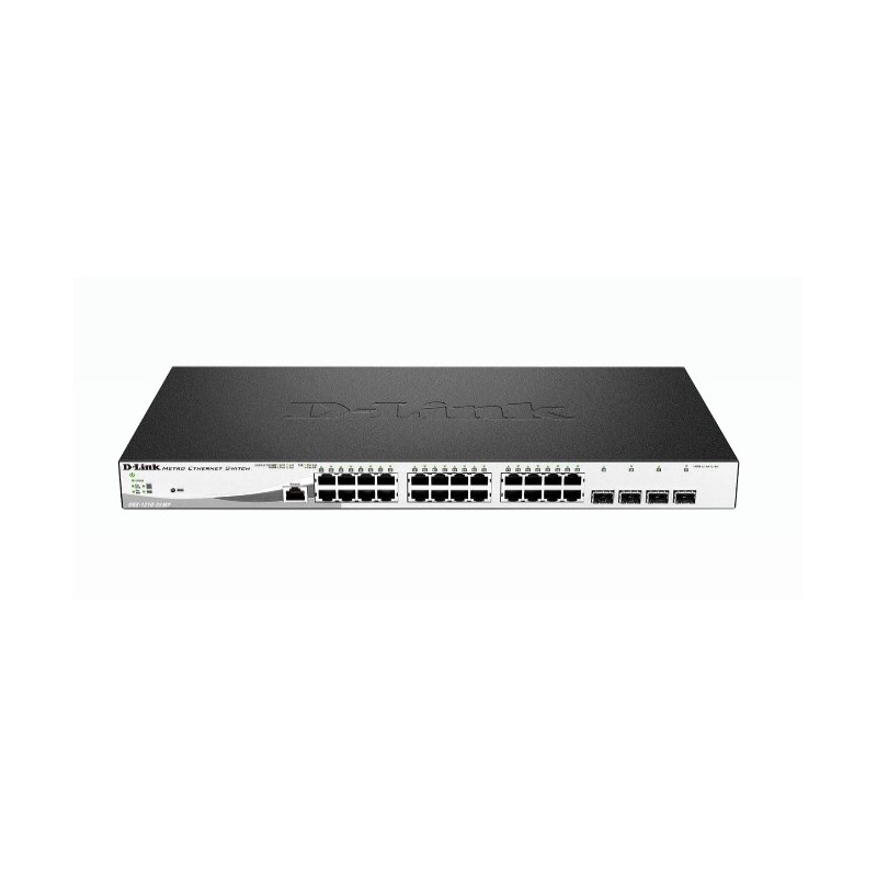 SWITCH 24 DLINK 10/100/1000 POE + 4 GIGABIT/SFP 370W