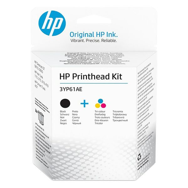 KIT HP 3YP61AE CABEÇA DE IMPRESSÃO COR & PRETO INK TANK