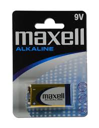 PILHA 9V CX/1 MAXELL